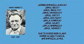 Learn Spanish with Poetry (6) - Mario Benedetti - Spanish Reading - Comprehensible Input