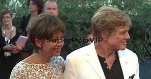 Robert Redford and Sibylle Szaggars at 'The Company You K...