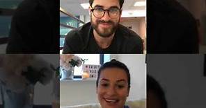 Lea Michele and Darren Criss on Instagram Live (May 7, 2018)