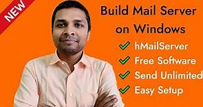Build Free Mail Server on Windows Server or Windows 10 using hMailServer | Send Unlimited Emails