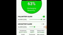 CELLPHONE BATTERY FULL CHARGE ALARM