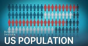 This animation puts the entire US population into perspective
