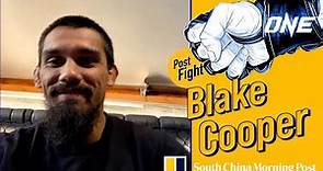 Blake Cooper previews ONE Championship debut against Maurice Abevi