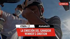 Winner's emotion - Stage 14 - La Vuelta 2023