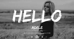 Adele - Hello (lyrics) "Hello from the other side"