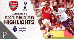 Arsenal v. Tottenham Hotspur | PREMIER LEAGUE HIGHLIGHTS | 9/24/2023 | NBC Sports