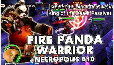 SUMMONERS WAR : Fire Panda Warrior - Necropolis B10 Spotlight - Xiong Fei