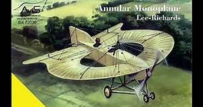 UNIQUE AIRCRAFT Annular monoplane Lee - Richards