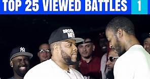Top 25 Highest Viewed Rap Battles of All Time - Part 1