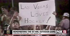 Remembering the first NHL outdoor game: Las Vegas in 1991
