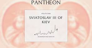 Sviatoslav III of Kiev Biography