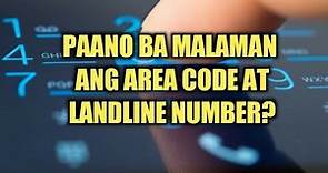 HOW TO KNOW YOUR AREA CODE AND LANDLINE NUMBER ( 075 600 XXXX )