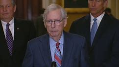 McConnell freezes up during press conference, later says 'I'm fine'