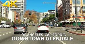[4K] GLENDALE - Driving Downtown Glendale, Los Angeles County, California, USA, 4K UHD