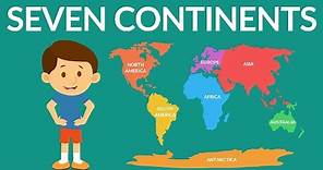 Seven Continents of the world - Seven continents video for kids