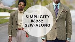SEW-ALONG SIMPLICITY 8962: MEN'S SUIT JACKET