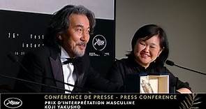 Perfect Days – Award of the Best Actor– Koji Yakusho- Press Conference – Cannes 2023