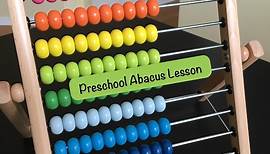 Preschool Abacus Lesson