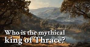 Who is the mythical king of Thrace? Greek Mythology Story