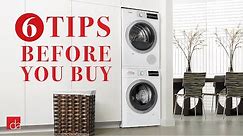 Stackable Washer Dryer - 6 Tips Before You Buy
