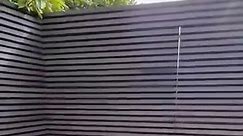 This composite fence cladding 👌👌#broadlandscapes | Hack Construction Tips