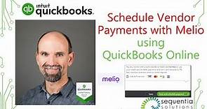 Schedule Vendor Payments with Melio using QuickBooks Online