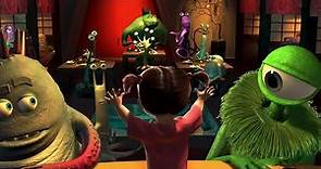 Boo scaring Monsters (Monsters Inc 2001)