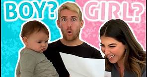 GENDER REVEAL! Girl or boy?? Then our families’ SURPRISED reactions!