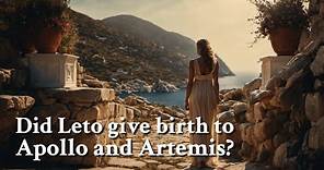 Did Leto give birth to Apollo and Artemis? Greek Mythology Story