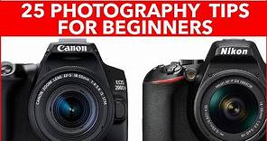 25 Cool Photography Tips for Beginners - How to get better photos from ...