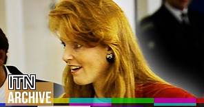 Sarah Ferguson Raises Smiles at Cancer Fundraiser (1987)