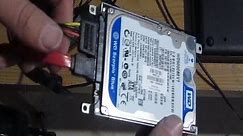 How to recovery Data and Pictures from crashed computer hard drive using a USB - Sata / IDE adaptor