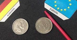 Moneda 50 pfennig 1950-2001 Alemania “Cinco Ducados”