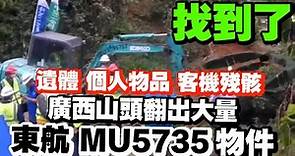 東航MU5735墜毀地點發現遇難者遺體及個人物品