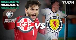 Georgia 2-2 Escocia - HIGHLIGHTS | UEFA Qualifiers 2023 | TUDN