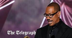 Eddie Murphy jokes about Will Smith Oscars slap in Golden Globes award speech