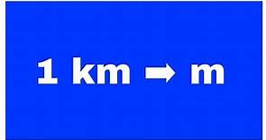 Cuántos METROS tiene 1 KILÓMETRO | Kilómetros ➡ metros