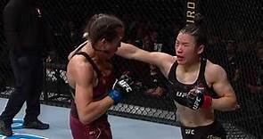 Zhang Weili vs Joanna Jedrzejczyk - All significant strikes