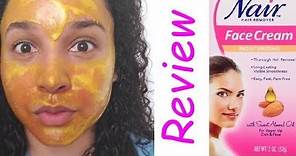 {Review} Nair Facial Hair Remover Cream