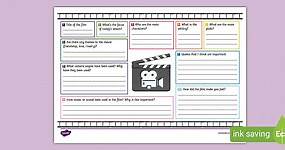 Film Literacy Activity Sheet