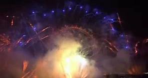 London Fireworks on New Year's Day 2008 - New Year Live - BBC One