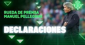 Rueda de prensa de Manuel Pellegrini tras el #RealBetisRealMadrid 🗣🎙 | Real BETIS Balompié