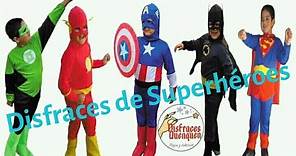 Ideas de Disfraces de 5 Superhéroes para niños.