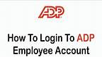 How to Login to ADP Employee Account (2022) | ADP Employee Login