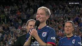 Megan Rapinoe Postgame Ceremony and Speeches After Final Home Regular Season Match