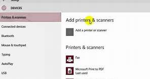 How to add scanner in Windows 10