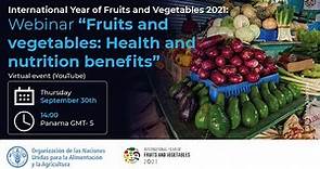 Fruits and vegetables: Health and nutrition benefits