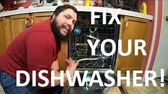 GE Dishwasher that won't HEAT or DRY dishes??? LET'S FIX IT!! #2