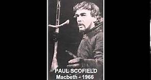 "Macbeth", with Paul Scofield - 1966 - BBC Radio