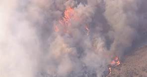 50-acre brush fire in Santiago Canyon area near Irvine prompts mandatory evacuations | ABC7